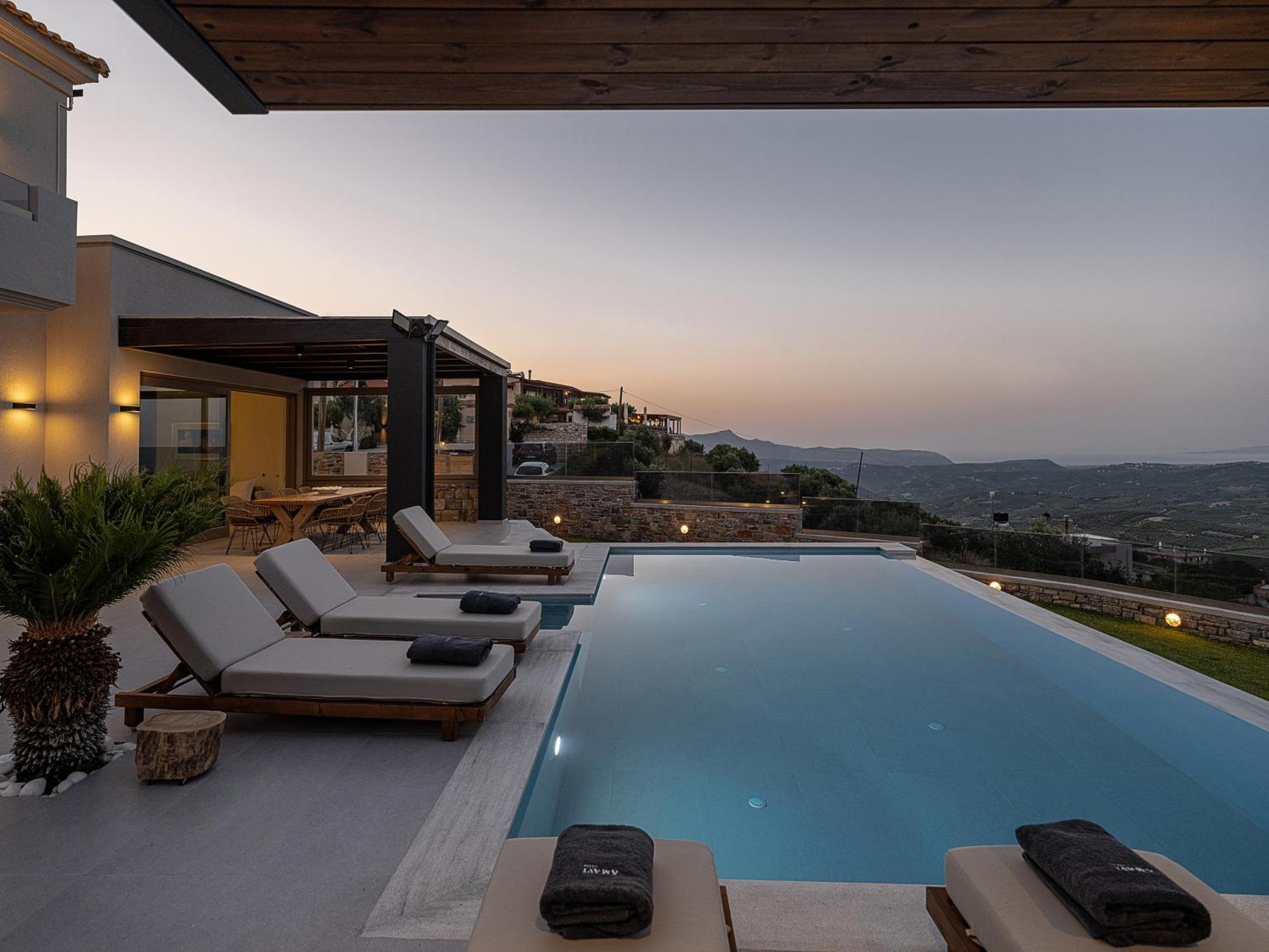 Villa Amavi - Private Heated Pool Kato Asites Bagian luar foto