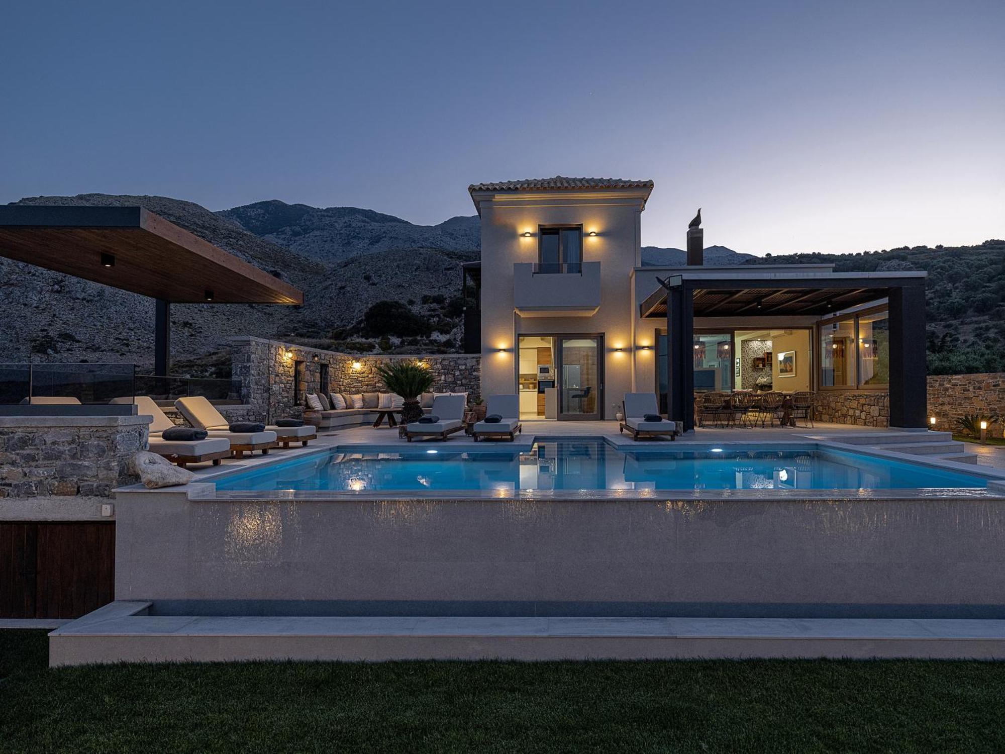 Villa Amavi - Private Heated Pool Kato Asites Bagian luar foto